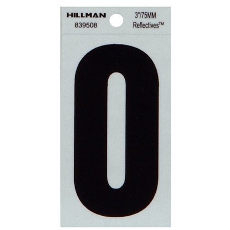 HILLMAN 3" Blk O Thin Adhesive 839508